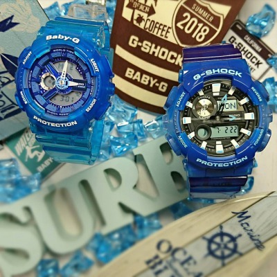 【G-SHOCK&BABY-G】神秘的なブルースケルトン