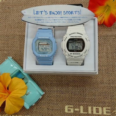 【G-SHOCK＆BABY-G】夏もスポーツを楽しみたいカップル！