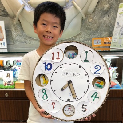 【谷山店】小さな時計職人「はやと君」の最新作♪