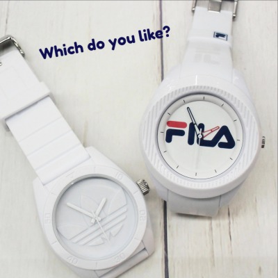 【FILA】デカロゴウオッチ、あなたはどっち♪