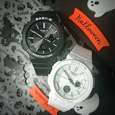 【BABY-G】ワンダラーシリーズ <モノクロ>♪