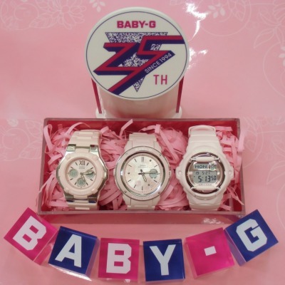 【BABY-G】キラッとかわいい”ピンク”のBABY-G 第2弾♪