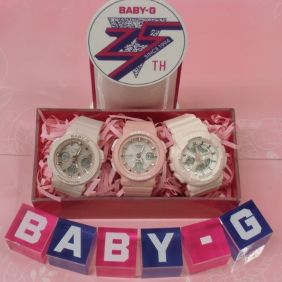 【BABY-G】キラッとかわいい”ピンク”のBABY-G