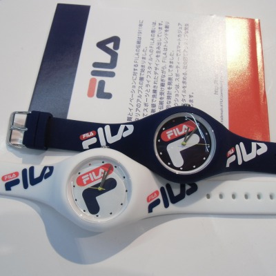 【FILA】デカロゴ×シリコンバンドの新型♪