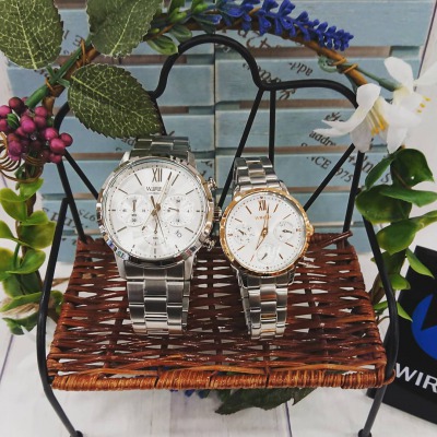 【WIRED・ペア】爽やかなメタルのペアウオッチ♪