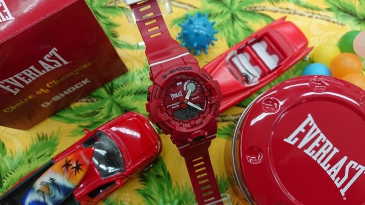 【G-SHOCK】ボクシングギアのトップブランド「EVERLAST」とのコラボモデル
