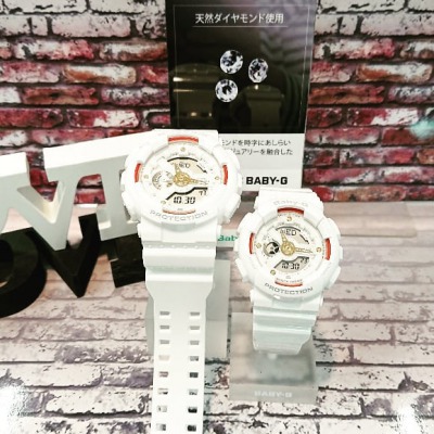 【G-SHOCK/BABY-G・ペア】クリスマスを彩るホワイトペア