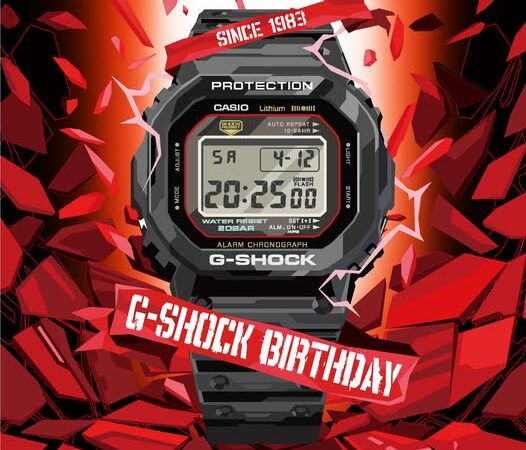 【G-SHOCK】G-SHOCK、本日で42周年