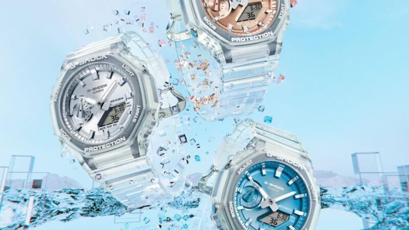 【G-SHOCK】夏の透明感。G-SHOCKに、スケルトンの涼しさを