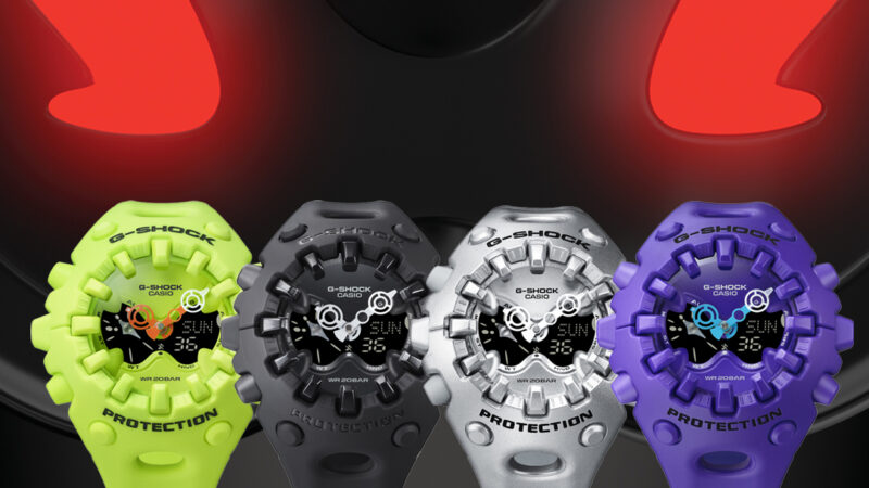 【G-SHOCK】斬新なデザインと新耐衝撃構造を纏った新作が登場