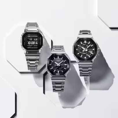 【G-SHOCK】フルメタルシリーズにブラックフェイスの新色登場