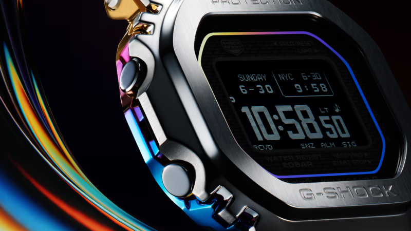 【G-SHOCK】人気のGMW-BZ5000シリーズに 限定レインボーカラー